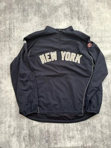 Navy New York Yankees windbreaker with embroidered logo - Picture 1 of 6