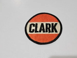 CLARK Gas Station Oil Company - Original Vintage 3" Racing Patch - Picture 1 of 4