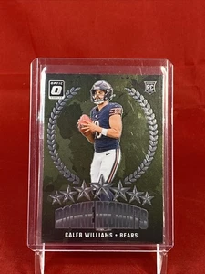 Tarjeta de fútbol americano #1 OSOS Caleb Williams RC Panini Optic 2024 NFL Rookie Recruits - Imagen 1 de 12