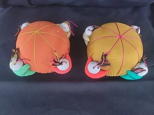 Vintage Chinesische Nähen Nadelkissen 2 Stück - Bild 1 von 4