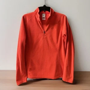 Women’s The North Face 1/4 Zip Pullover Fleece Sweatshirt Large In Berry Pink - Picture 1 of 13