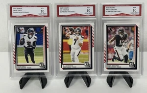 Panini Donruss C.J. 2025 ¡Juego de 3 tarjetas de equipo Stroud Tank Dell & Nico Collins Texans! - Imagen 1 de 7