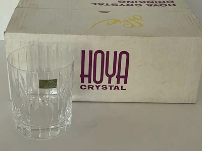 8 vasos Hoya Crystal Japón Mikasa Lowball Foto 1 de 4