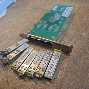 For Intel X710-F4 4-port 10Gbps SFP+ Ethernet Adapter network card x710-DA4 - Picture 1 of 11