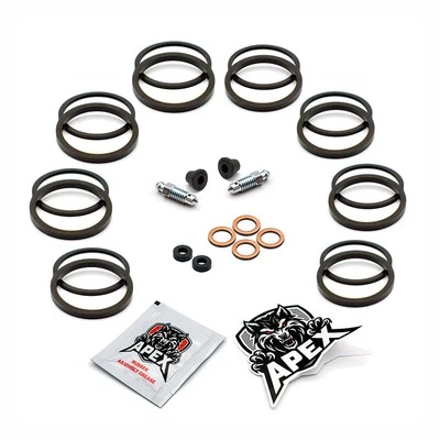 Honda CBR600 F4i 1 2001 Front Brake Caliper Seal Service Kit Rebuild Overhaul Foto 1 de 4