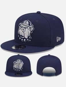 Gorra New Era Georgetown Hoyas Azul Marino Snapback Gorra Oficial Equipo de Atletismo Universitario - Imagen 1 de 3