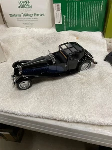 Franklin Mint 1930 Bugatti Royale Coupe Napoleon Navy & Black Diecast Model Car - Picture 1 of 12