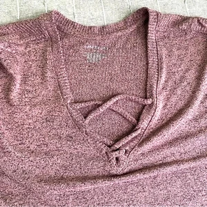 Top tejido Lane Bryant 26/28 rosa Hacci swing en muy buen estado usado en excelente estado - Imagen 1 de 8