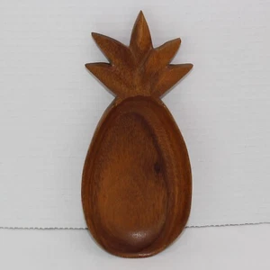 Cuenco vintage con forma de piña Blair Hawaii Monkey Pod 8,75 pulgadas - Imagen 1 de 14