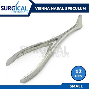 12 Pcs Vienna Nasal Speculum (Small) ENT Instruments Stainless German Grade - Picture 1 of 9