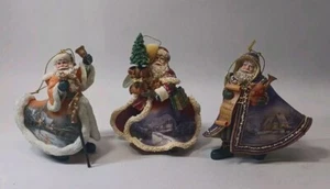 Juego De Colección #4 de 3 Thomas Kinkade Viejo Mundo Santa Adornos Ashton-Drake - Imagen 1 de 13