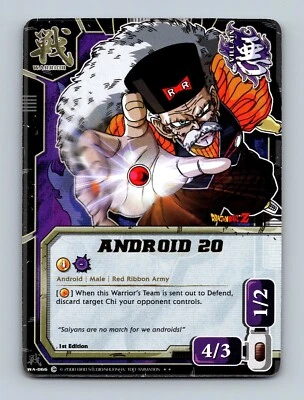 Dragonball Z CCG 2008 - Android 20 WA-066 1st Ed Gold Stamp - Rare The Awakening - Image 1 of 4