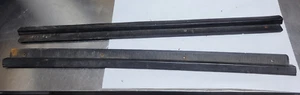 82-85 TOYOTA CELICA COUPE DOOR SCUFF SILL PLATE TRIM COVER RIGHT LEFT BLACK OEM - Picture 1 of 10