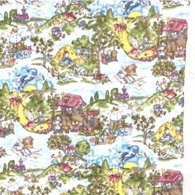 Storytelling Baby Blanket Quilt Nursery Thyme By Dona Mollo Humpty Dumpty - Image 1 of 4