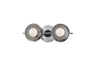 Hudson Valley Lighting 9802 Julien 2 Luces 13"W LED Baño - Níquel Pulido Foto 1 de 2