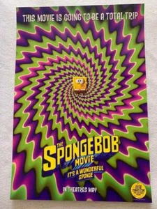 Bob Esponja la película - póster promocional original de 13""x19"" SDCC 2019 como nuevo en Le - Imagen 1 de 1