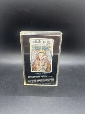 BLACK SABBATH TRIBUTE Cassette Tape NATIVITY IN BLACK 1994 Rock Metal Goth Rare - Image 1 of 4
