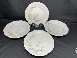 Hutschenreuther "MAGNOLIA" Sylvia ~ Germany ~ Set of 4 ~ Dinner Plates ~ 10 1/4" - Picture 1 of 9