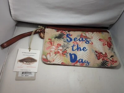 TOMMY BAHAMA Seas The Day Boca Chica Beach Wristlet 11 X 7" NWT - Image 1 of 4