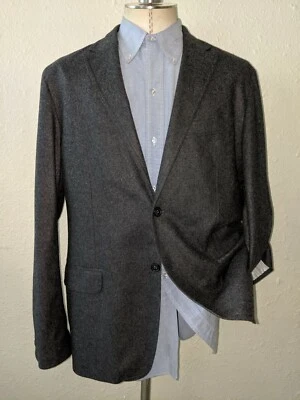 DOLCE & GABBANA Wool Cashmere Flannel Unconstruct Tweed Blazer Coat Jacket M 44 - Image 1 of 4