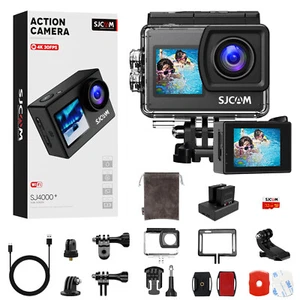 SJCAM Upgraded SJ4000 Action Cam Dual Screen 4K Ultra HD Unterwasser 30m Go pro - Picture 1 of 13