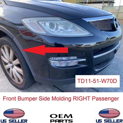 Parachoques delantero genuino moldura lateral pasajero derecho ⭐OEM⭐ Mazda CX-9 2007-2009 Foto 1 de 4