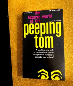 Peeping Tom by Judson Riordan/ Pulp Paperback/ 1967 First/ Near Fine - Picture 1 of 2