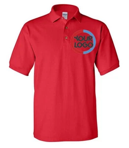 Custom Shirt for Men Custom Personalized Text Cotton Short Sleeves Golf Tees  - Picture 1 of 7