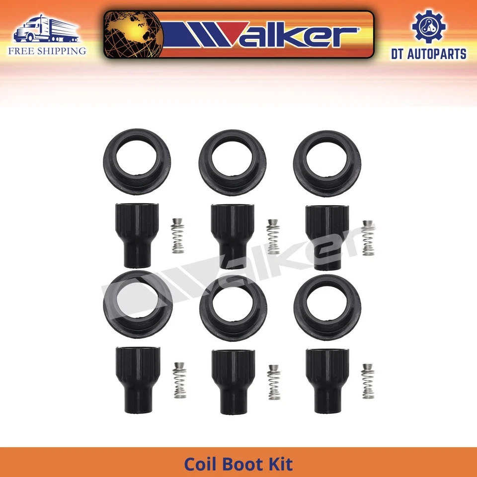 For 2010-2015 Chevrolet Traverse 3.6L V6 Coil Boot Kit Walker  2011 2012 2013 - Image 1 of 1