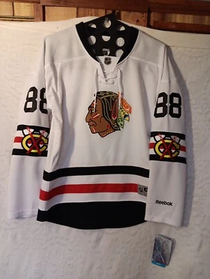 NUEVA Camiseta Grande Chicago Blackhawks Para Mujer Patrick Kane #88 Reebok NHL Hockey  Foto 1 de 4