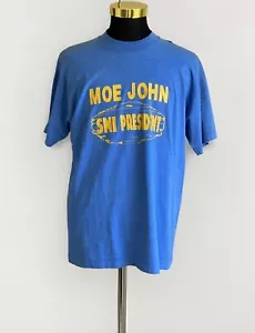 Vintage 90s President Moe John Seneka 94’ - Blue Single Stitch Land Preservation - Picture 1 of 8