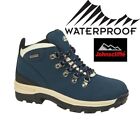 Womens Leather Waterproof Hiking Walking Boots Ankle Shoes Sports Trainers Size 