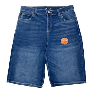 The Children's Place Boy's Stretch Denim Shorts Size 16 NWT B18 - Picture 1 of 6