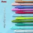 12 NEW Colours set x Pentel SES15C Fude Touch Water-based Brush Tip Sign Pen
