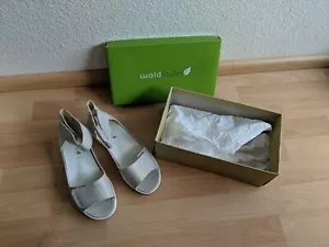 Waldläufer Damen Schuhe Sandalen silber grau Größe EU 39 US 8 Weite H - Bild 1 von 6