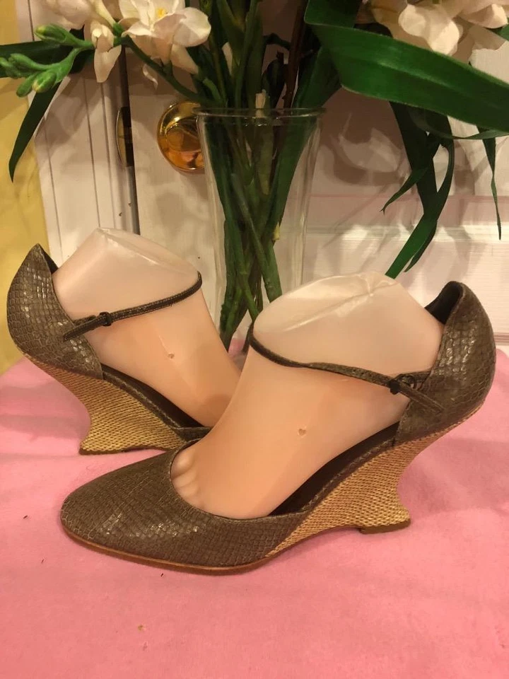 NWOB THEORY wedge maryjane heel shoe size 40 us 10(SAN100 Foto 1 de 1