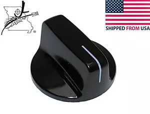 Black Knob Marker Line 0.25" Smooth Round Shaft Phenolic Plastic Replacement 1/4 - Picture 1 of 7