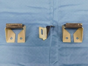 1968 1969 1970 1971 MERCURY CYCLONE WINDSHIELD SUPPORT BRACKETS AND WIPER STOP - Picture 1 of 4
