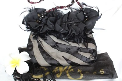 Mary Frances бисером перо вечерняя сумка с мешок для пыли - Изображение 1 из 4