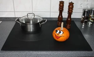 Ceranfeldabdeckung Echtleder 84x56 Induktionsherd Cooking Plaid Lederabdeckung  - Bild 1 von 9