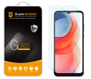 2X Supershieldz Tempered Glass Screen Protector for Motorola Moto G Play (2021) - Picture 1 of 5