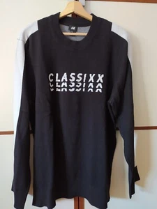 MAGLIA, MANICHE LUNGHE, H&M, UOMO, COLORE NERO, TAGLIA XL, ORIGINALE, USATO - Foto 1 di 3