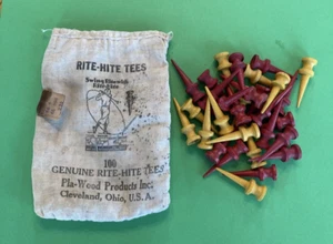 30 Early Red/Yellow Genuine Rite-Hite Tees w/Bag Sears Roebuck Co. Store Tag - Picture 1 of 4