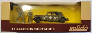 Solido Collection Militaire I 1944 Citroen Traction FF1 With Figures New In Box - Picture 1 of 11