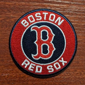 Boston Red Sox Patch 3" MLB Baseball BoSox Sports Fenway Embroidered Iron On - Picture 1 of 3