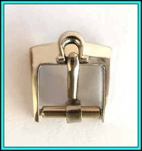 ORIGINAL Vintage (Nuevo Stock Antiguo) Acero Inoxidable Hebilla OMEGA 8 mm (Modelo B) - Imagen 1 de 3
