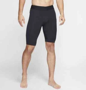 NEW Nike Yoga Dri-FIT Men's Infinalon Shorts CJ8018 010 Black SMALL $55 - Picture 1 of 10