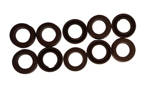 10 X PLASTIC WASHERS O RING GASKET SIZE 10MM X 6 MM X 2.4 MM - Picture 1 of 2