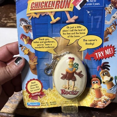 Коллекционная клипса Chicken Run Talking Rocky-Playmates 2000 Aardman Dreamworks - Изображение 1 из 4