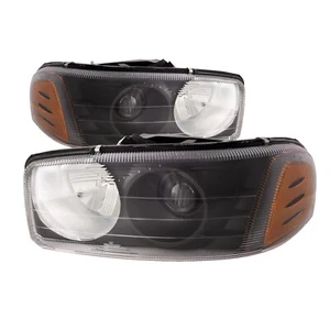 Juego de faros halógenos para GMC Sierra/Denali 1999-2006 lentes de rendimiento - Imagen 1 de 9